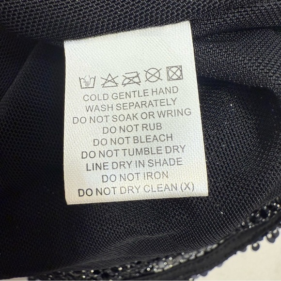 Everleigh Strapless Black Sequin Mini Dress • Size M • Sold Out - Picture 7 of 9